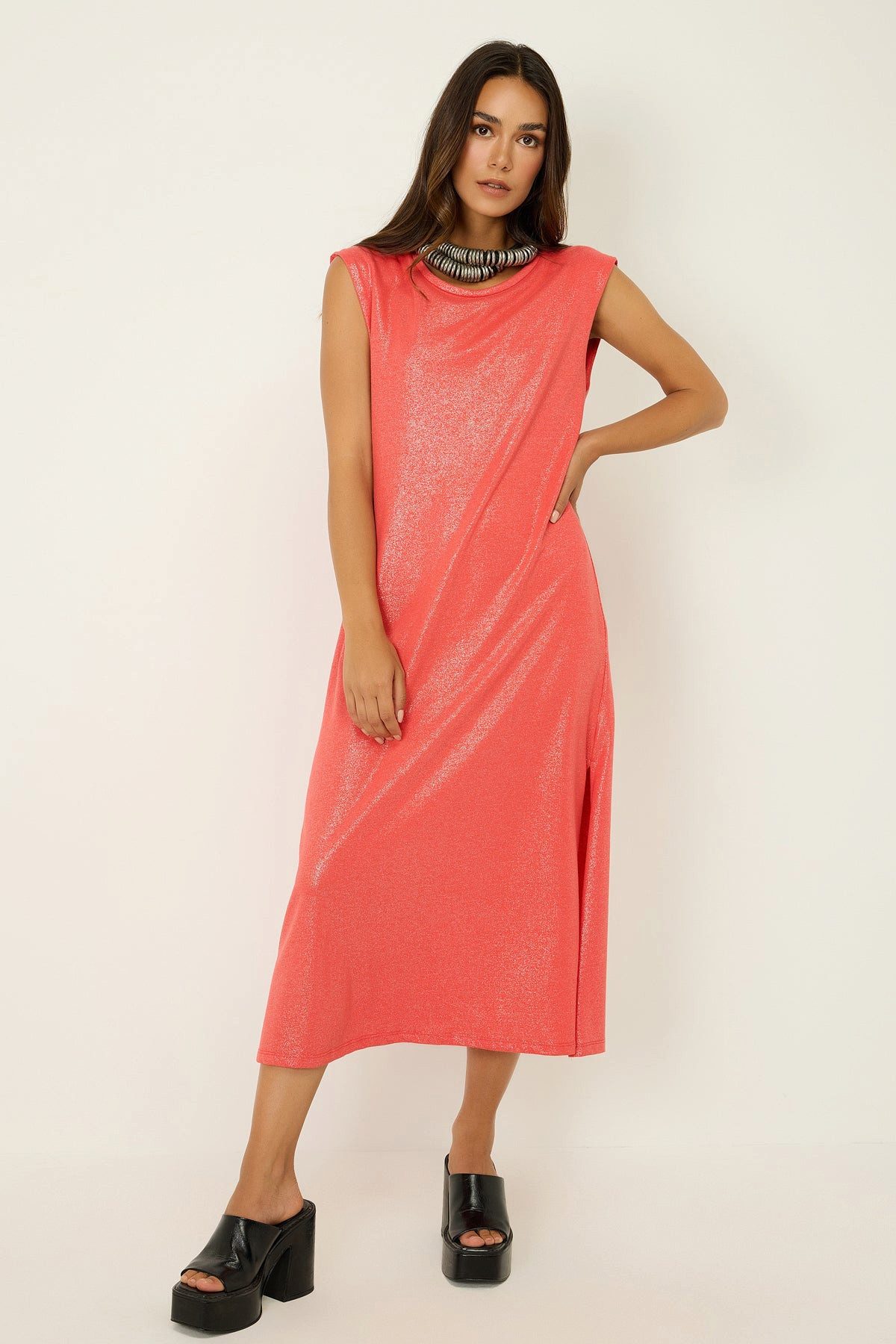 No Matter What Minikleid Midikleid aus glitzerndem Stoff günstig online kaufen