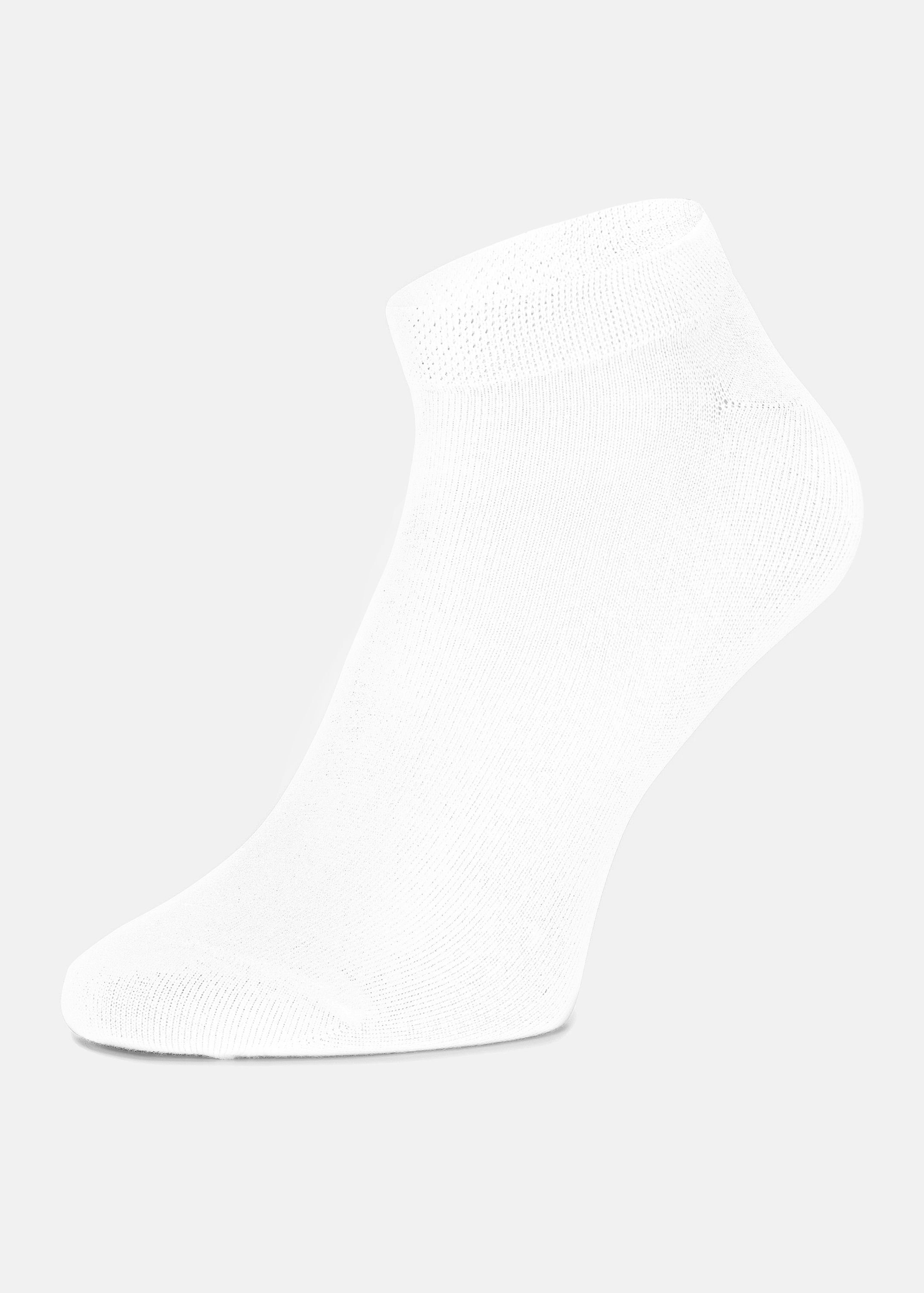 Weiß Pack Socken (5 Herren Ladeheid 10er Damen 5er Sneaker AT004 Socken und Pack)
