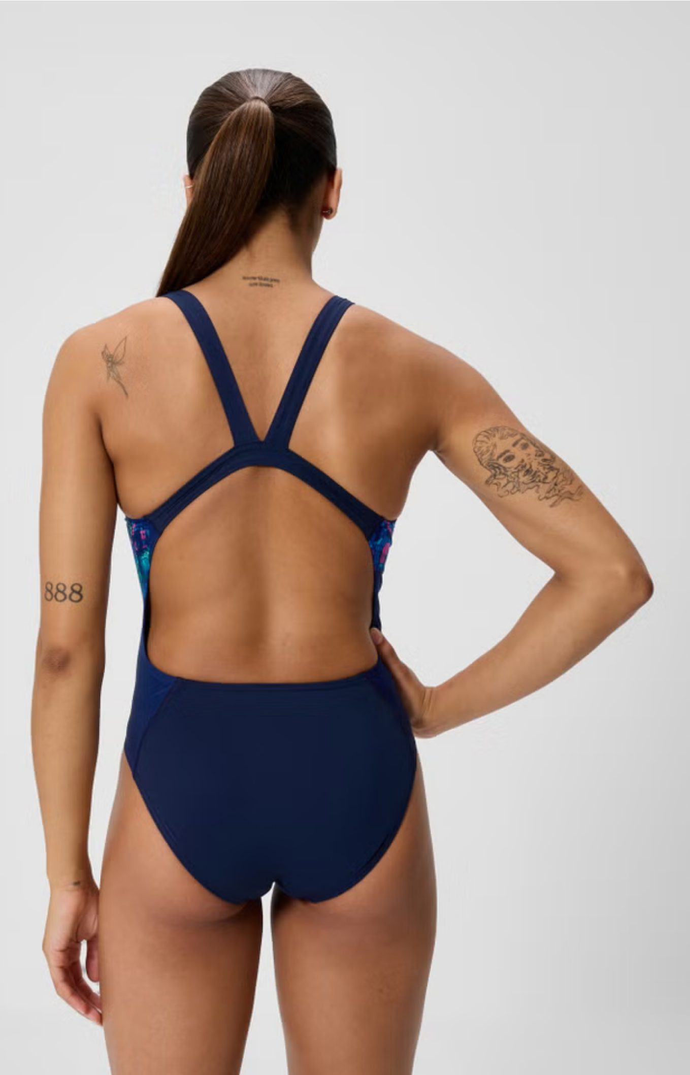 Speedo Badeshorts Female Placement Printed Leaderback