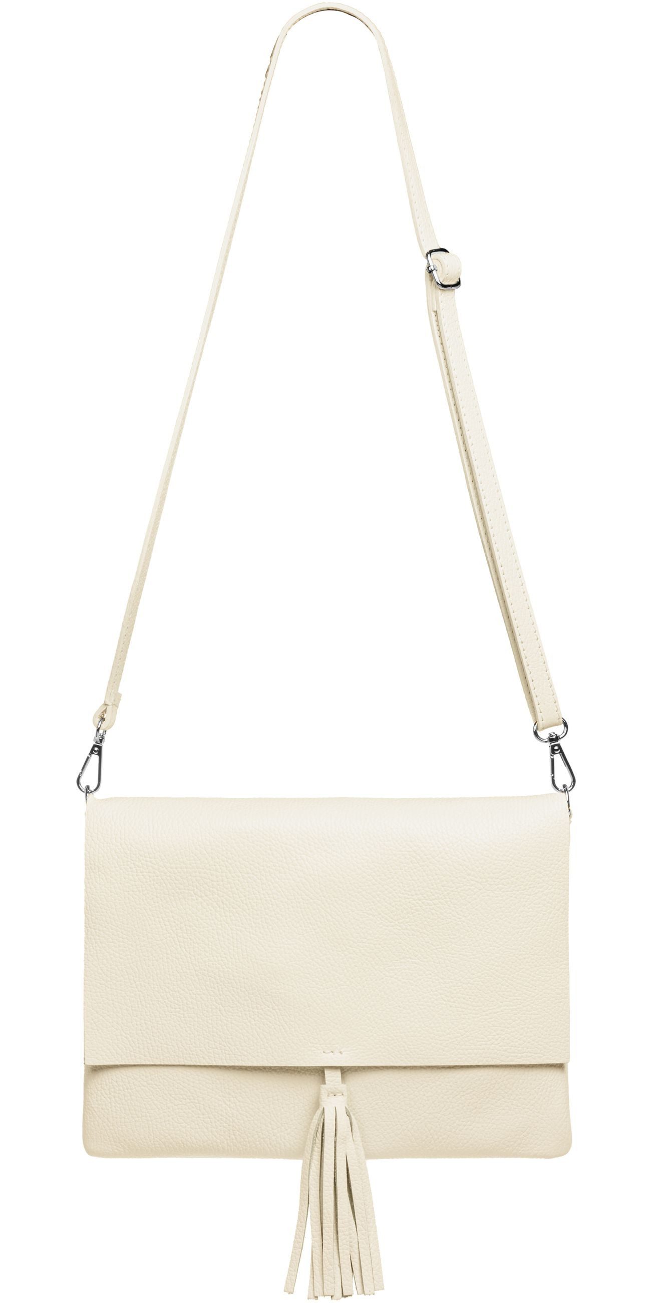 Caspar Umhängetasche xl Clutch Leder Damen günstig online kaufen