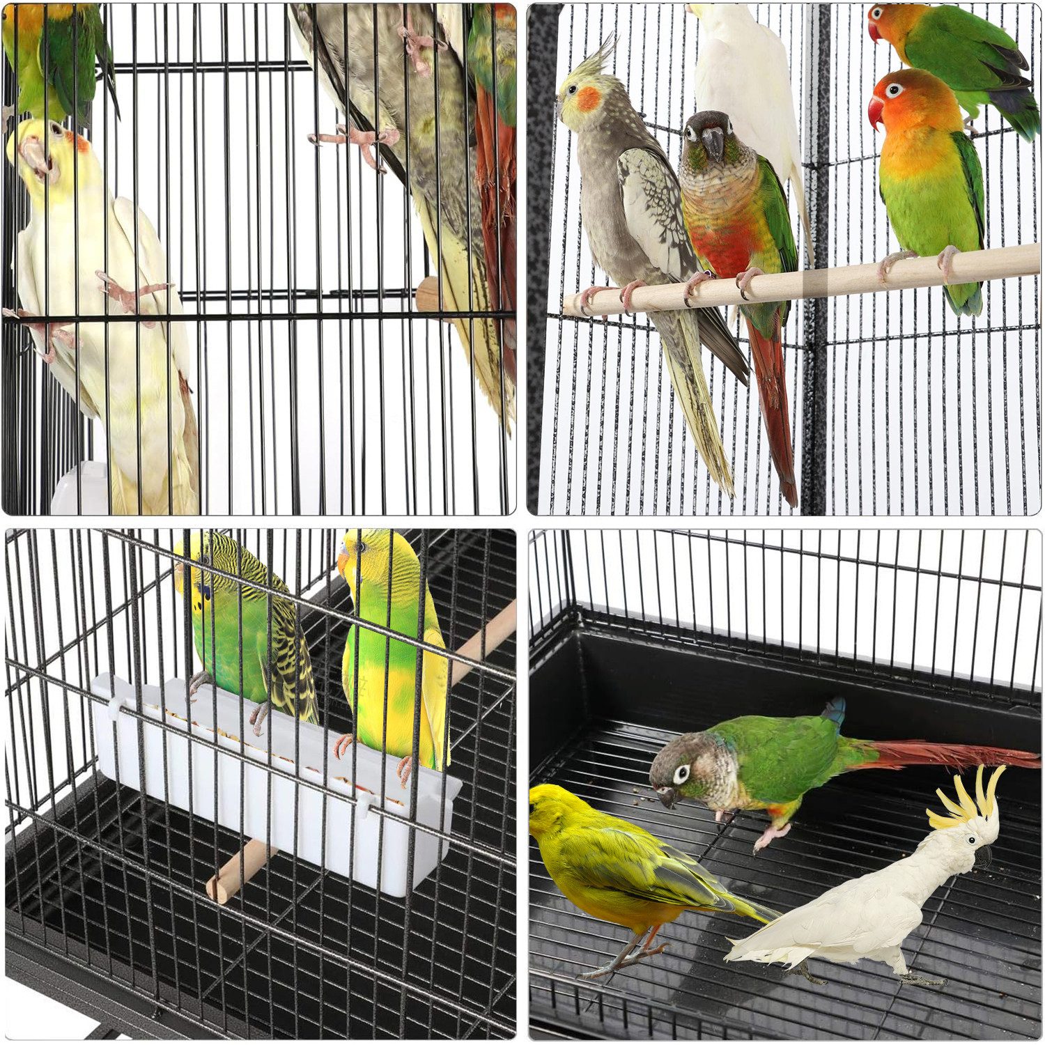 Hiazurm Vogelkäfig Vogelkäfig, Vogelvoliere Papageienkäfig, Tierkäfig Vogel günstig online kaufen