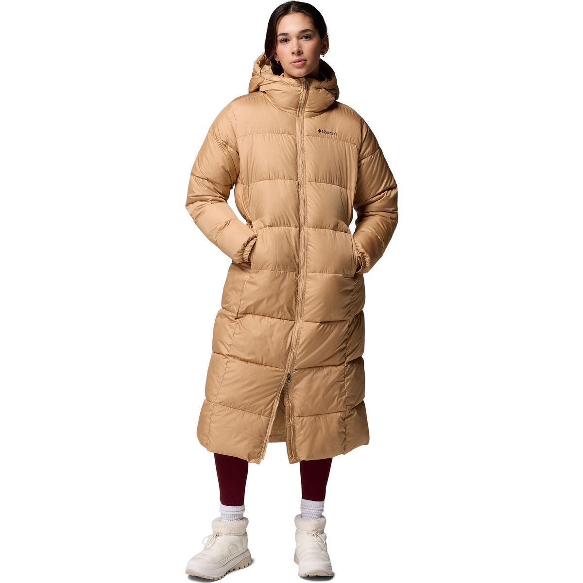 Columbia Outdoorjacke Puffect II Long Jacket Hält warm und trocken mit Thermarator™-Isolierung und