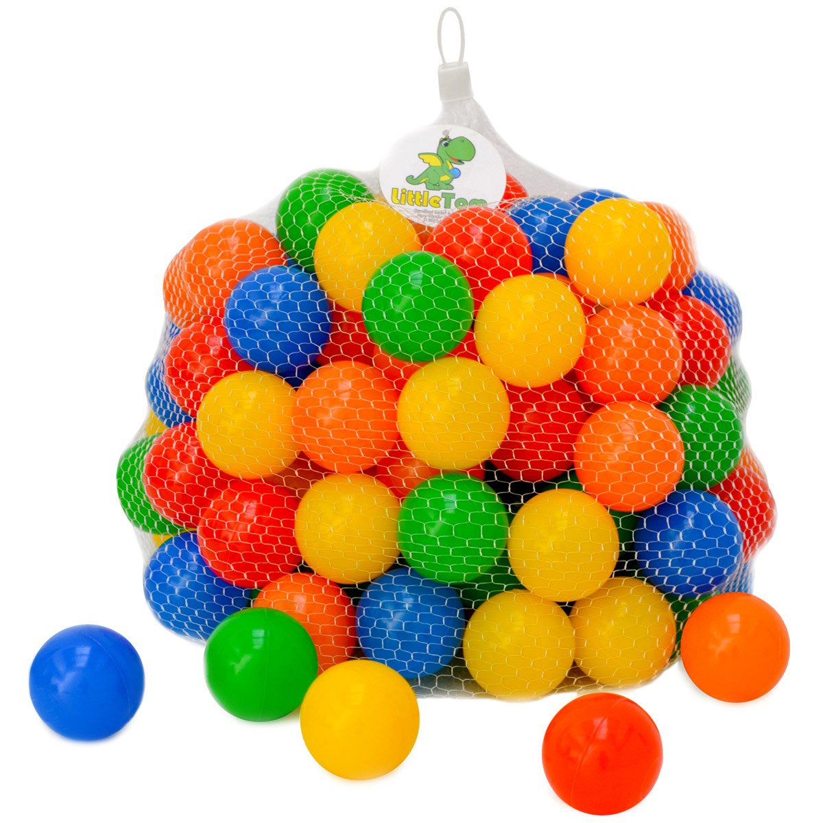 Bällebad-Bälle Baby - 120 Bunte Bälle fürs Bällebad - Geprüfte Spielbälle für Kinder