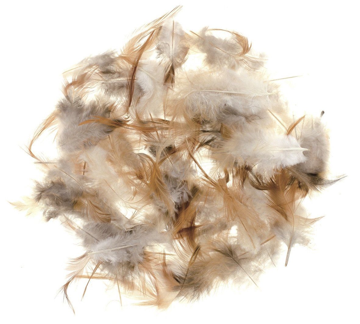 Glorex Dekofigur Glorex Marabufedern ca. 10 g naturbraun