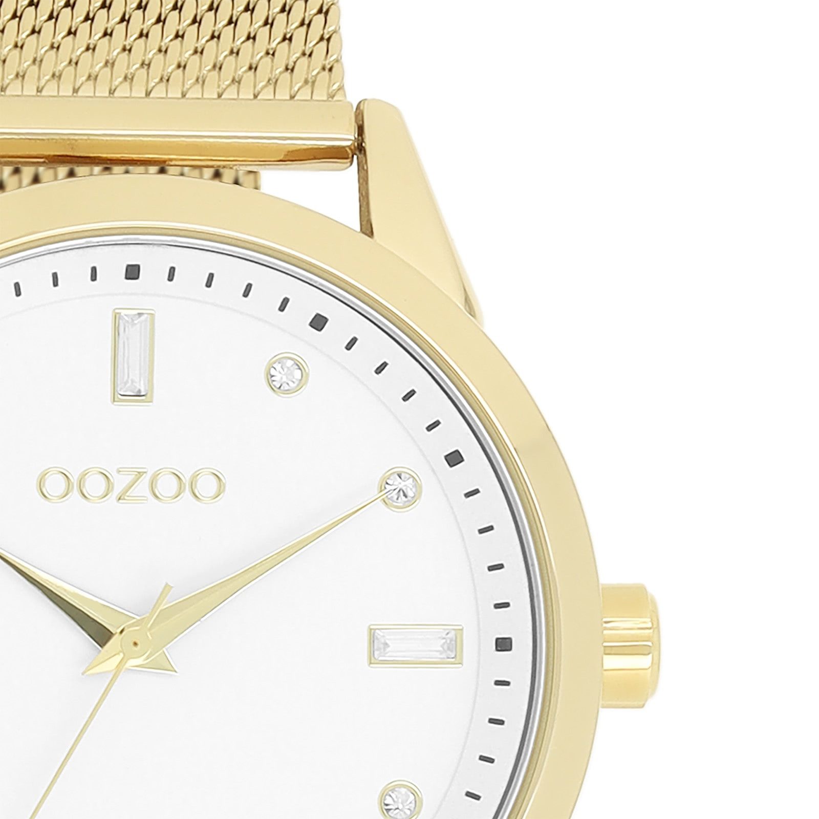 OOZOO Quarzuhr Oozoo Damen Armbanduhr Timepieces Analog, (Analoguhr), Damenuhr rund, groß (ca. 40mm) Metallarmband, Fashion-Style