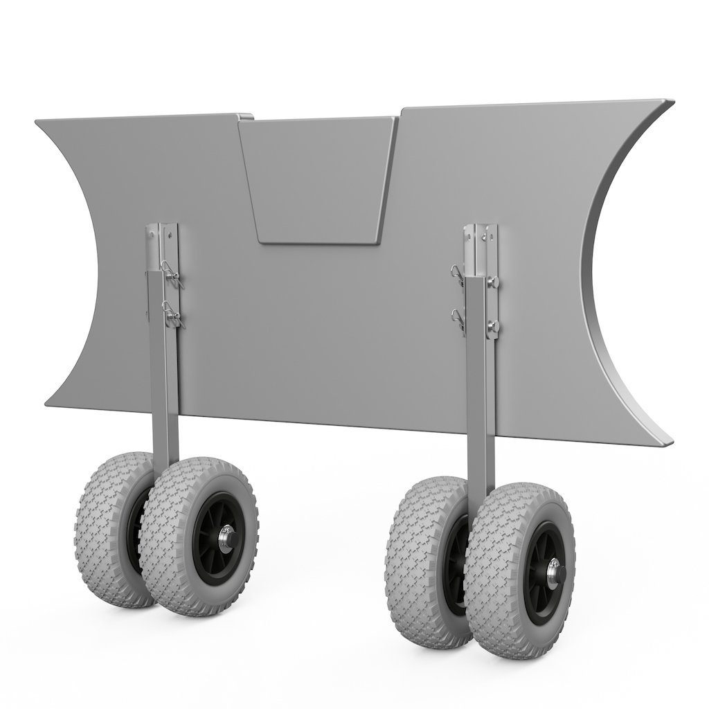 SUPROD Schlauchboot Heckräder Slipräder Transporträder Edelstahl EW200