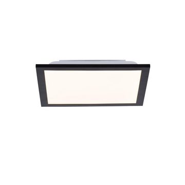 click-licht LED Deckenleuchte LED Deckenleuchte Flat in Schwarz 6W 750lm, keine Angabe, Leuchtmittel enthalten: Ja, fest verbaut, LED, warmweiss, Deckenlampe, Deckenbeleuchtung, Deckenlicht