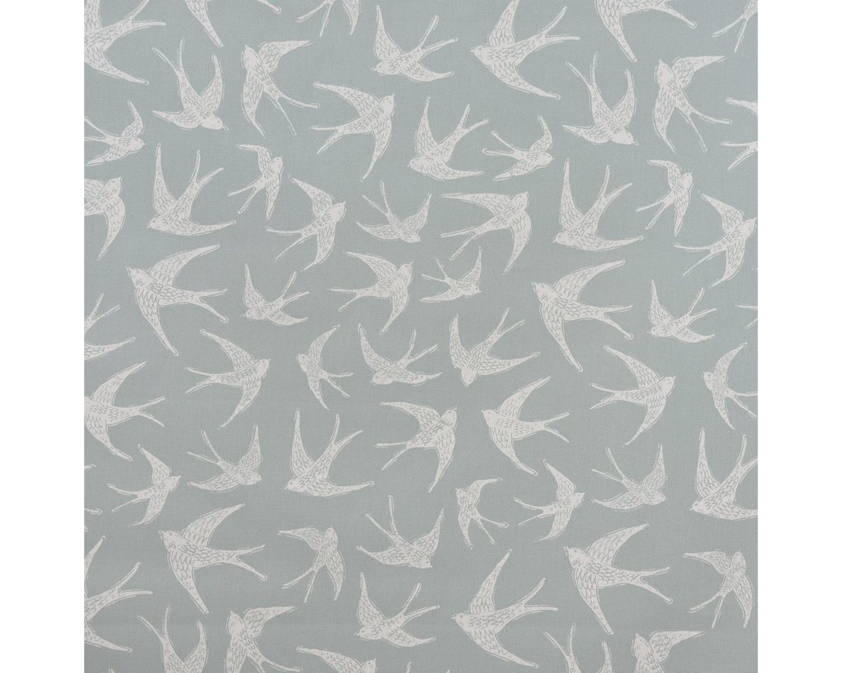 Thumbnail - Stoff Clarke & Clarke DekostoffBaumwollstoff Schwalben mint 138cm