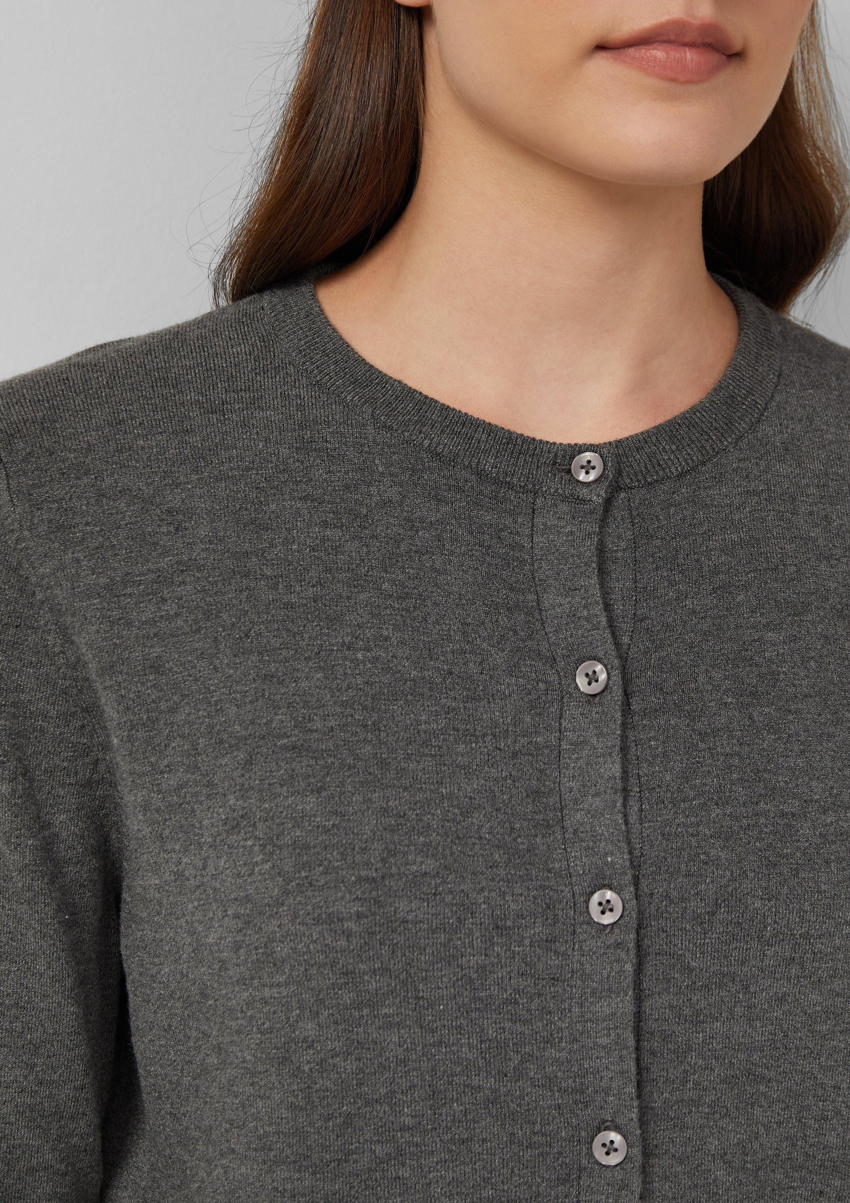 s.Oliver Strickjacke Feinstrickcardigan aus Viskosemix günstig online kaufen