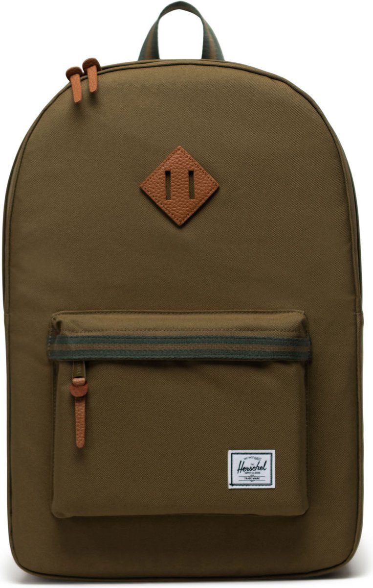 Herschel Rucksack Heritage Military Olive 21,5 L Laptoprucksack (2-tlg), mit Laptopfach