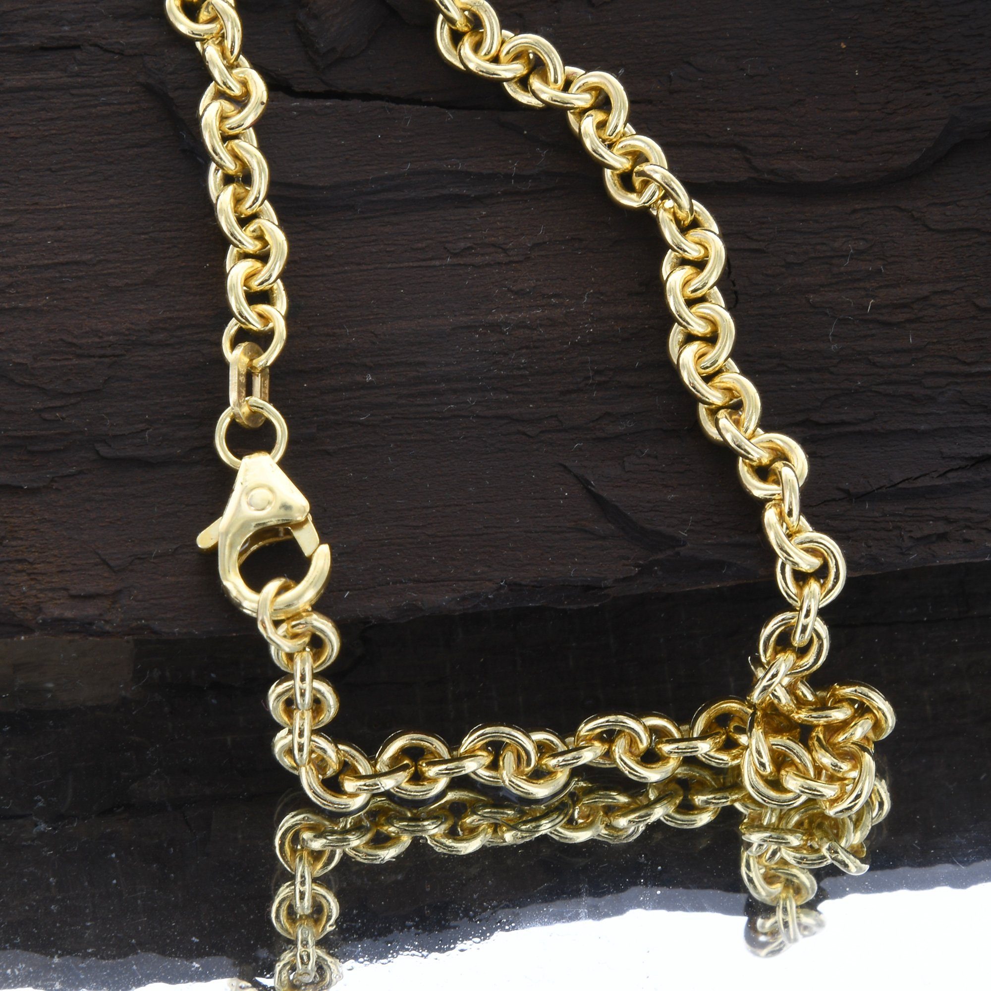 HOPLO Goldkette, Germany Made in
