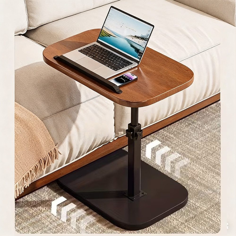 AKKEE Beistelltisch Sofa Klein Beistelltisch für Couch Sofatisch Couchtisch 360°-Drehung, 40 cm breit, Für Schlafsofa Badewanne