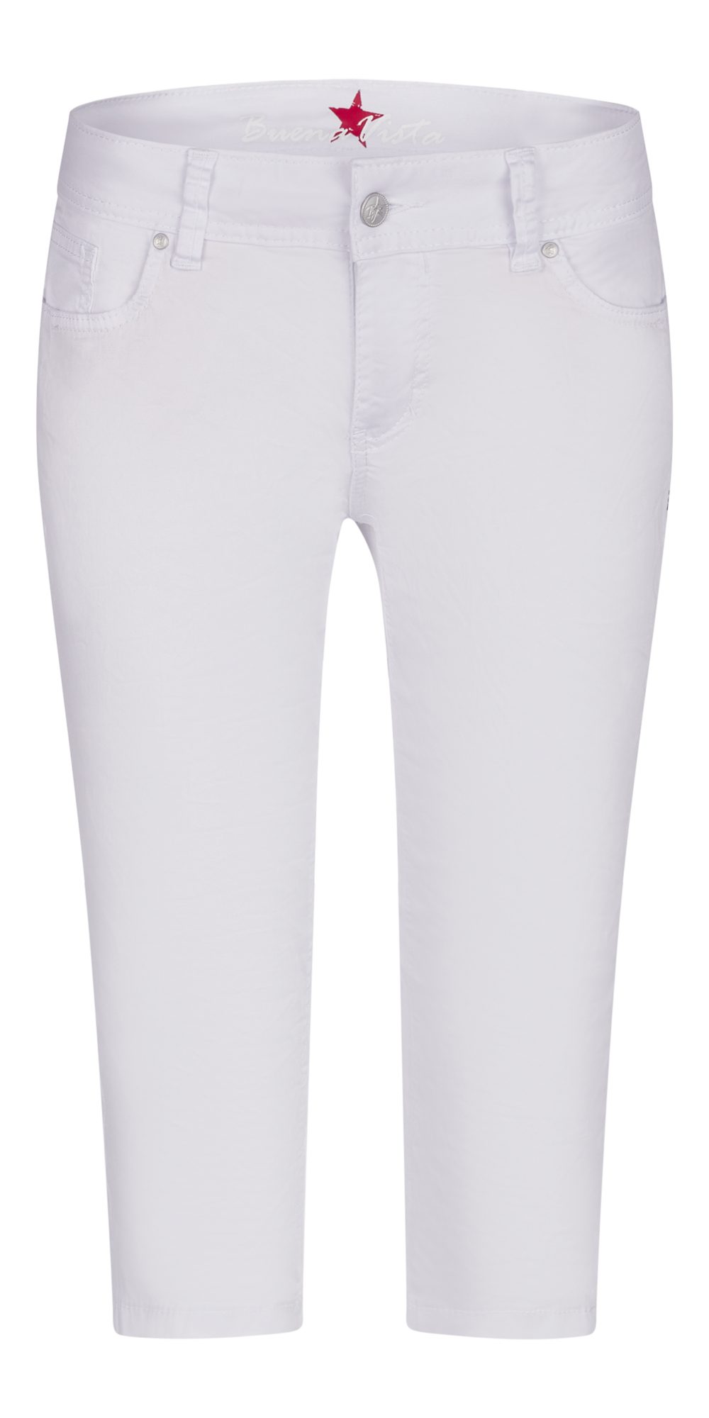 Buena Vista Stretch-Jeans BUENA VISTA MALIBU-ZIP CAPRI white 888 B5935 4003.032 - Stretch Twill