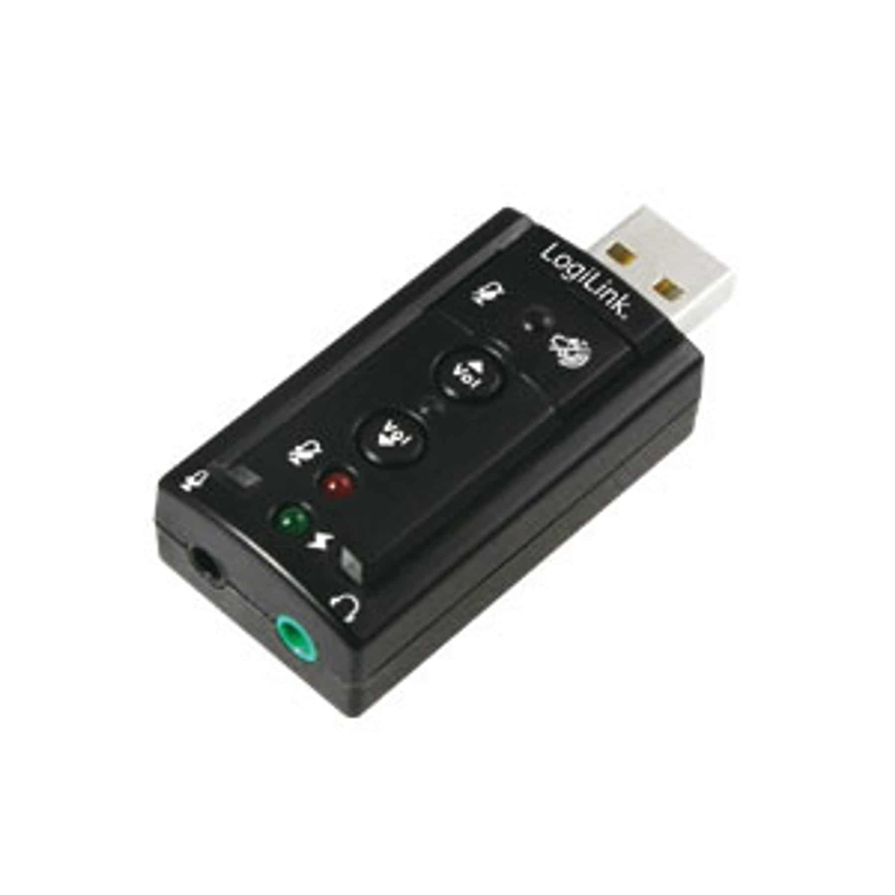 LOGILINK USB 2.0 Audio-Controller, 7.1 USB-Soundkarte