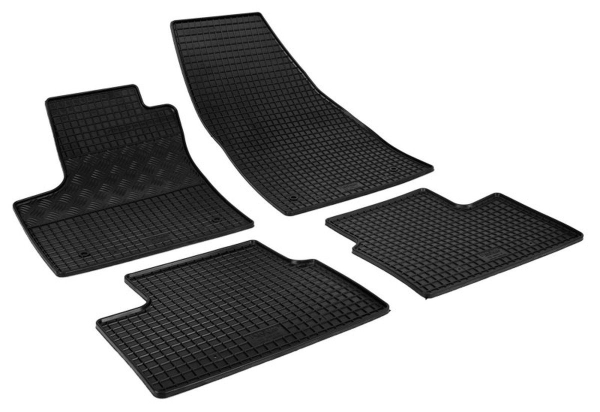 ELMASLINE Auto-Fußmatten Gummi (4 St), für OPEL ASTRA K (2015-2021
