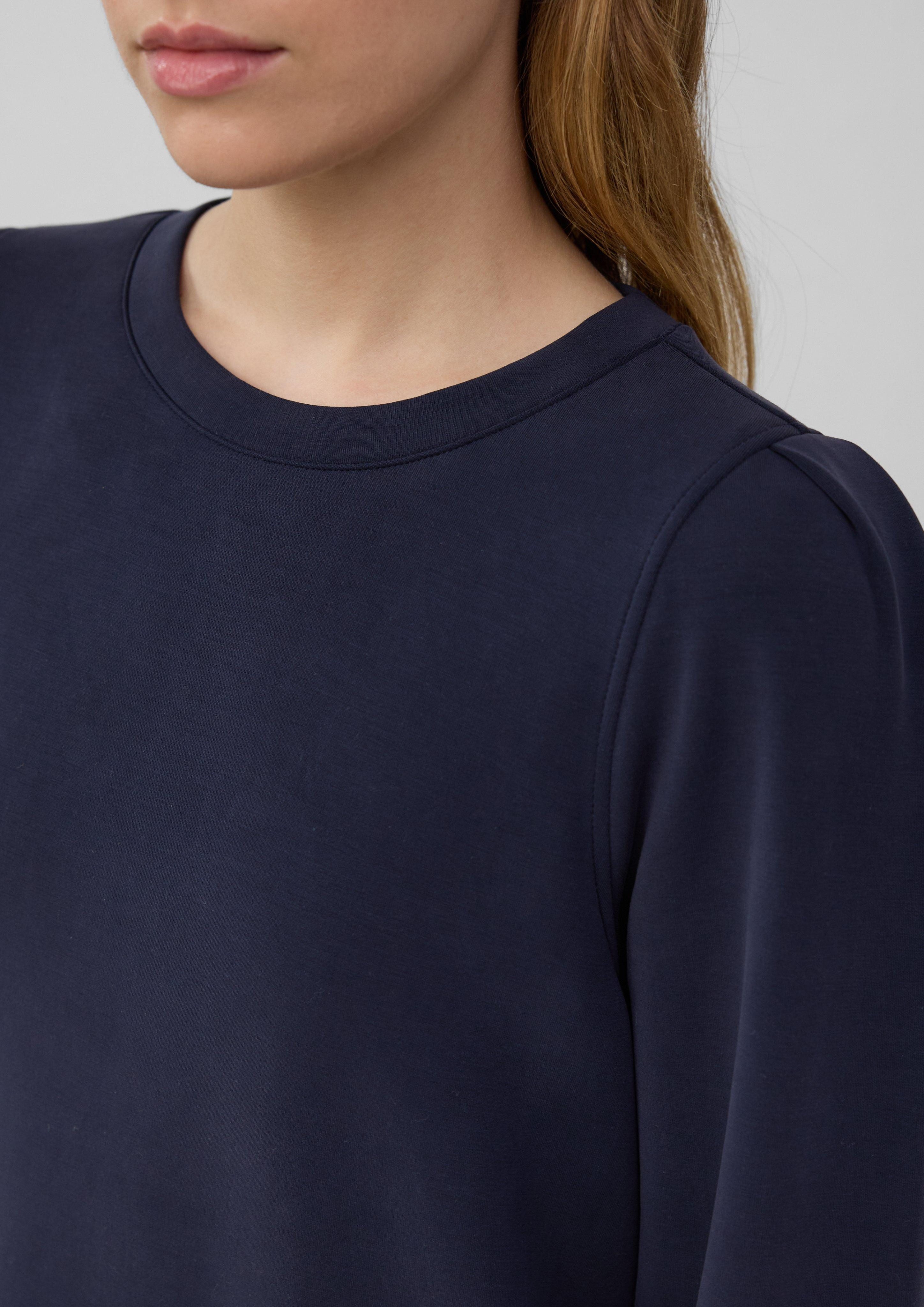 s.Oliver Minikleid Scuba-Kleid mit Faltendetail am günstig online kaufen