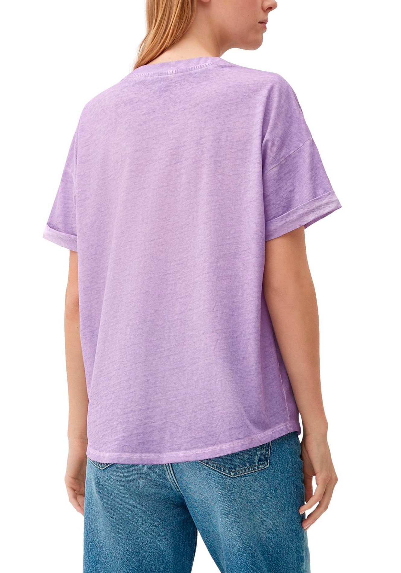 T-Shirt QS lilac/pink