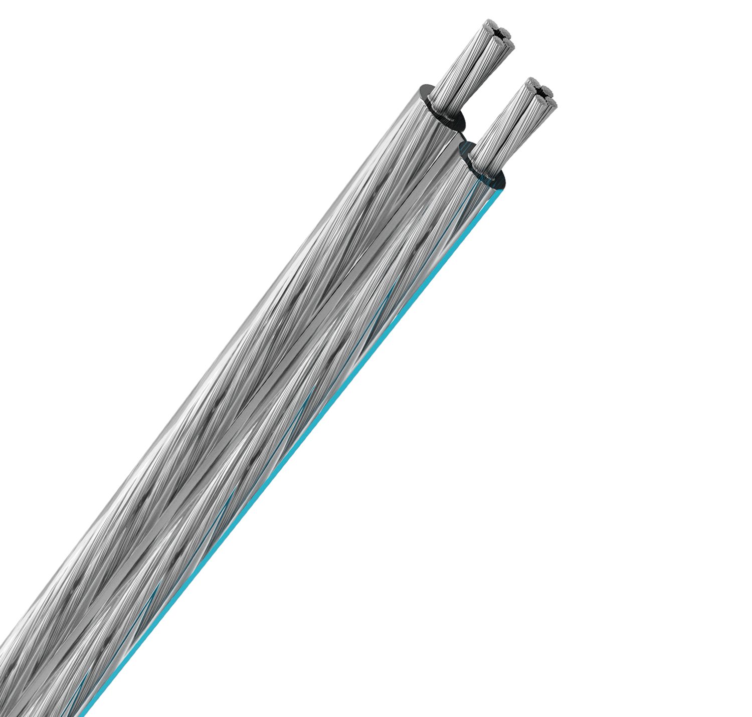 Silverline SP-25 Versilbertes Lautsprecherkabel 2x2,5 mm² Audio-Kabel