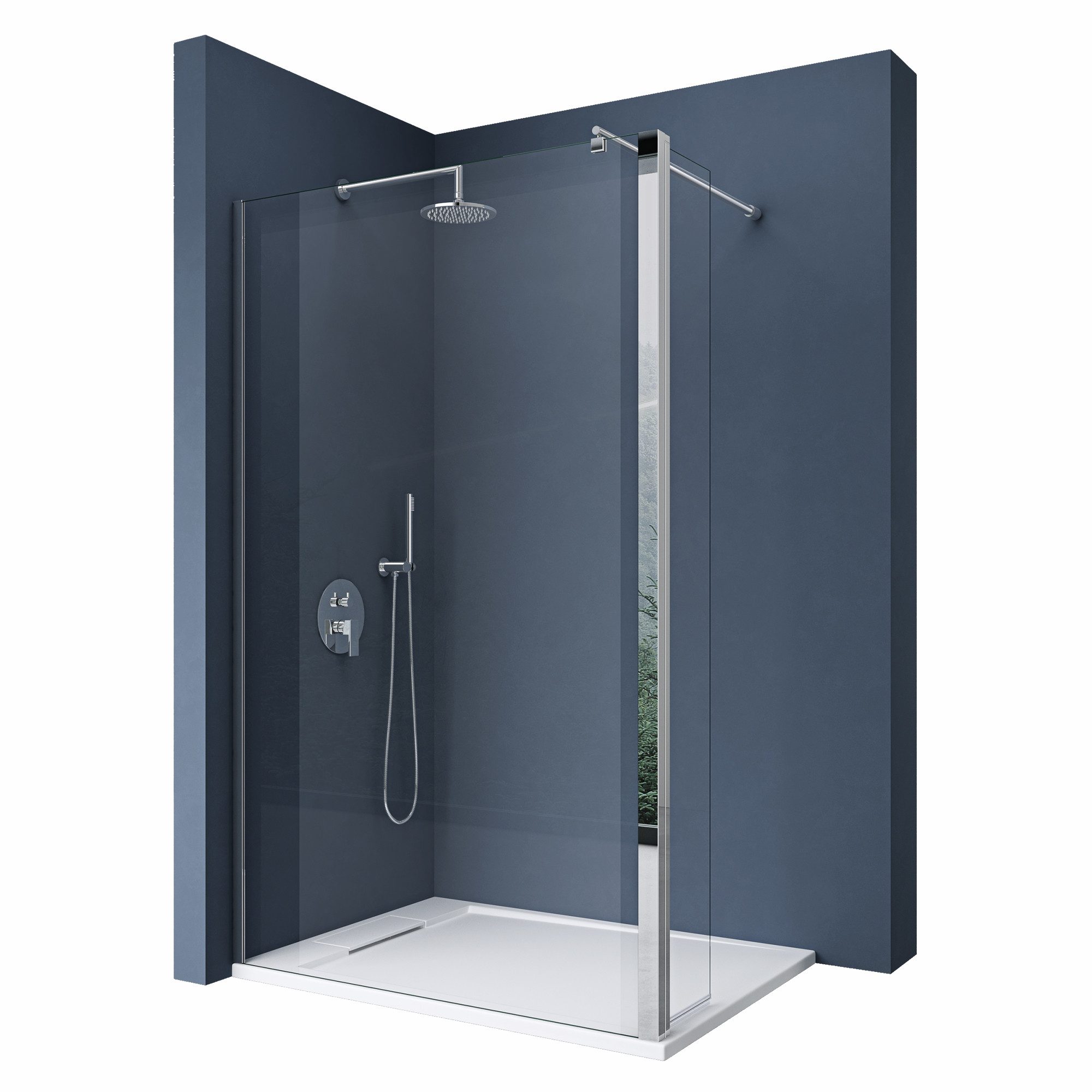 doporro Walk-in-Dusche Duschwand für Dusche Duschabtrennung günstig online kaufen