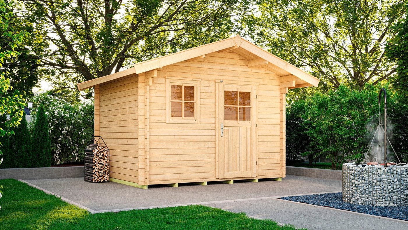Thumbnail - weka Gartenhaus 131 Gr.2, natur, BxT: 380x324 cm