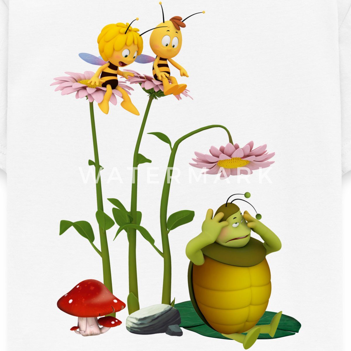 Spreadshirt T-Shirt Biene Maja Mistkäfer Kurt Kinder T-Shirt (1-tlg)