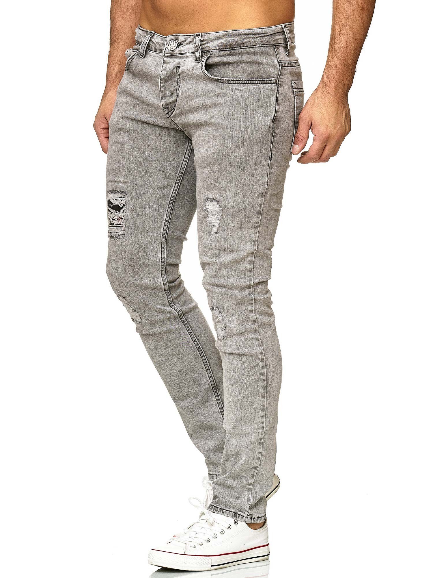 Tazzio Slim-fit-Jeans 16525 Stretch mit Elasthan & im Destroyed-Look