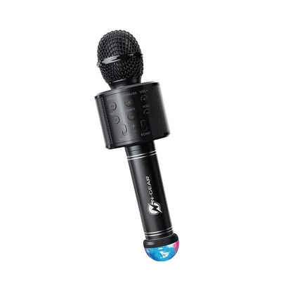 N-GEAR Mikrofon Sing Mic S20L Bluetooth Karaoke Mikrofon Kinder Party, Spielzeug mit Discokugel Partylicht & 10 Watt