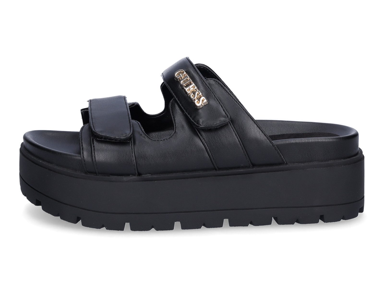 Guess Guess Damen Pantolette Faxon schwarz Pantolette günstig online kaufen