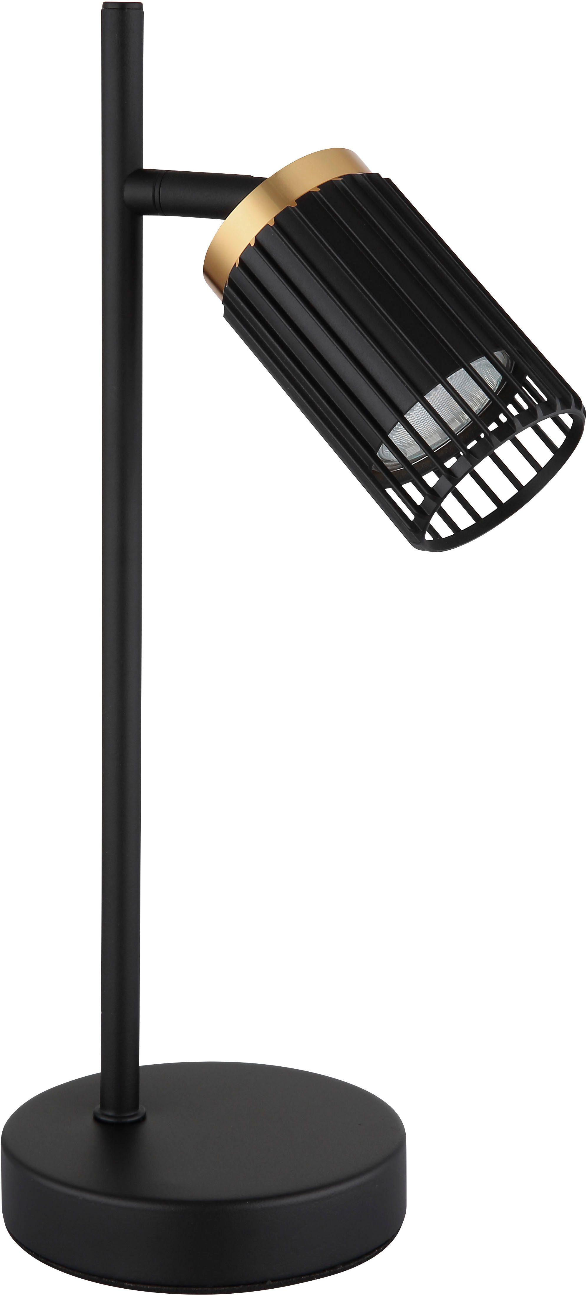 GLOBO LIGHTING Tischleuchte KORBEN, ohne Leuchtmittel, Tischlampe Nachttischlampe Deko-Tischleuchte Schlafzimmer
