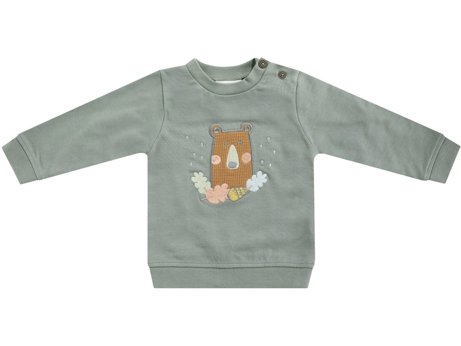 Sweatshirt Sweatshirt "Forest Friends" in Khaki