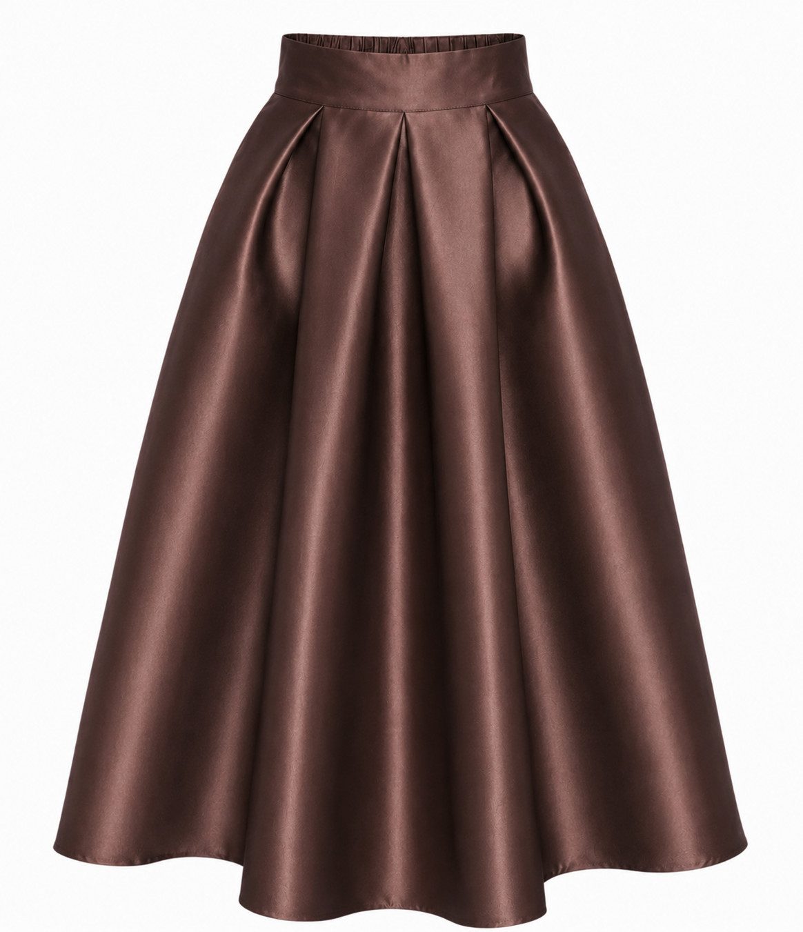 Mississhop A-Linien-Rock Damen Abendlicher Maxirock – eleganter Anlass Rock, formstabil, S/M