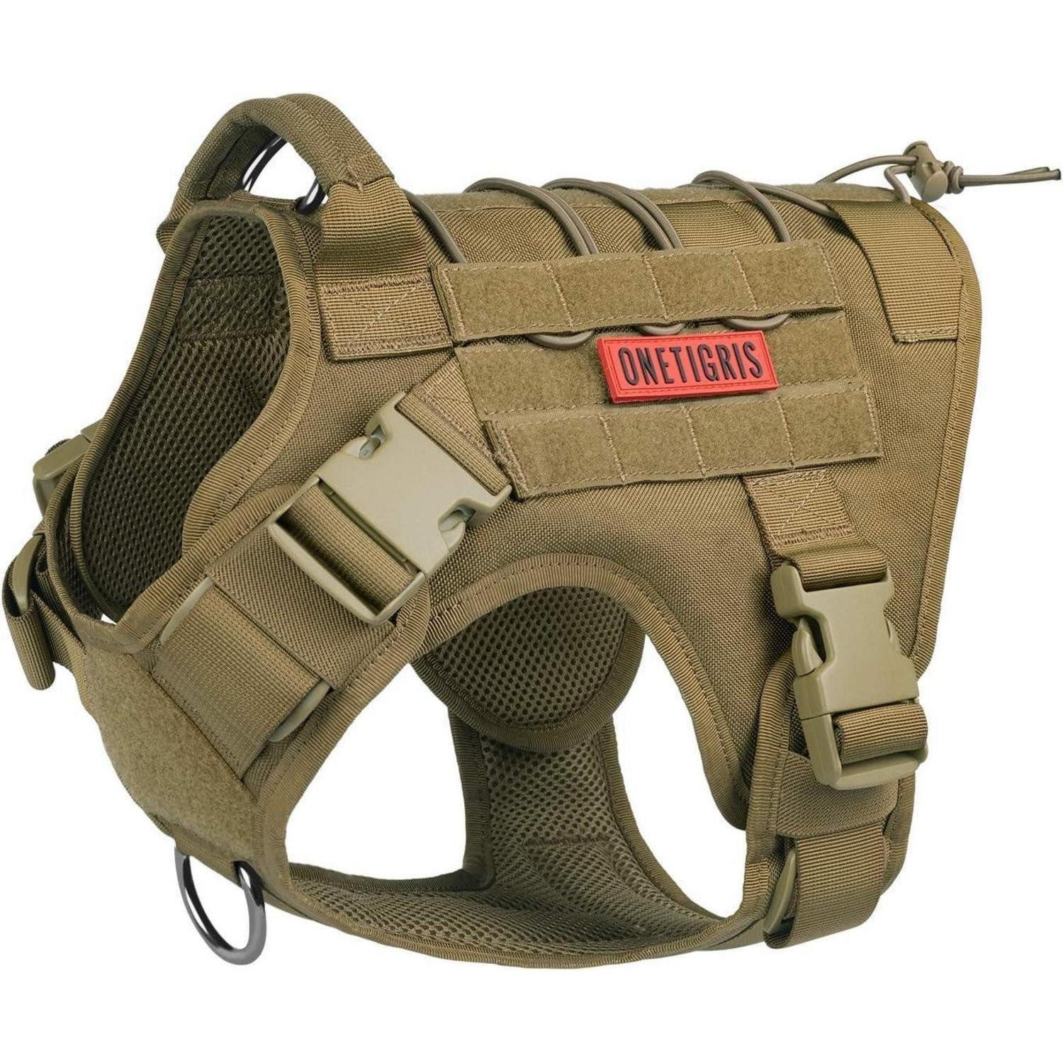LuxusKollektion Hunde-Geschirr Hundegeschirr XXS Braun mit Griff, Textil