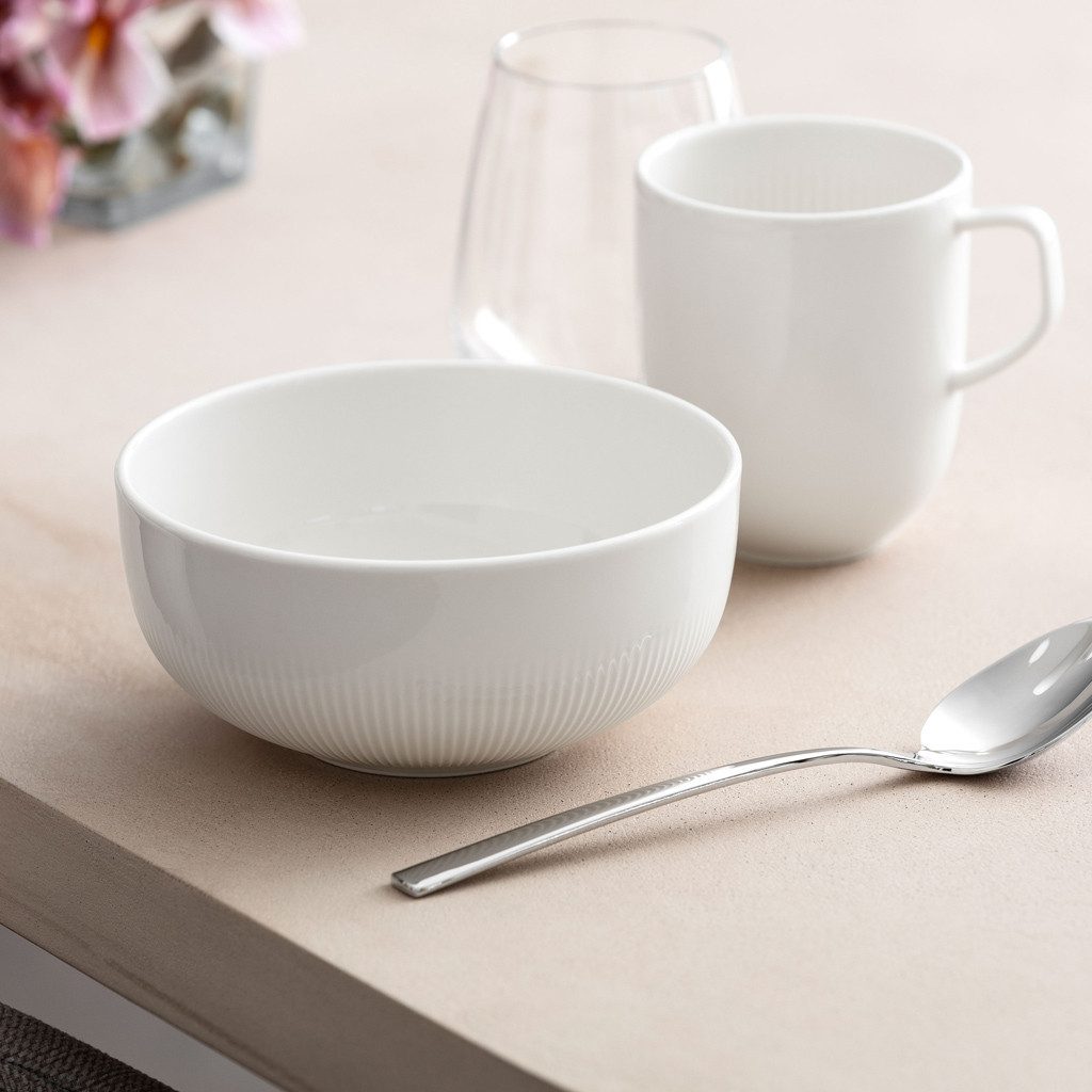 Villeroy & Boch Müslischale Afina Müslischale 550 ml, Porzellan, (1-tlg), Premium Porcelain, mikrow.- & spülm.sicher, Made in Germany
