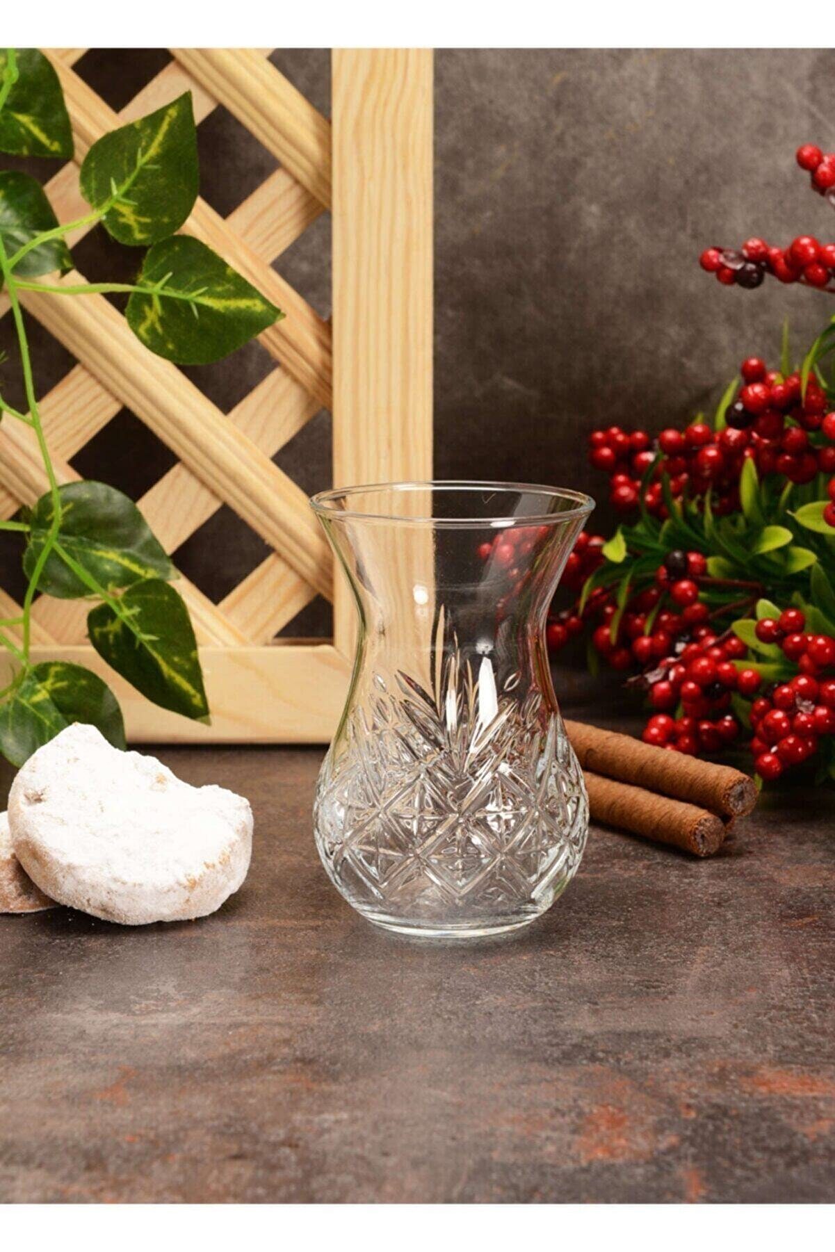 Pasabahce Teeglas 42881 Timeless 6 türkische Teegläser 6-teiliges Set Gläserset, 6-tlg.