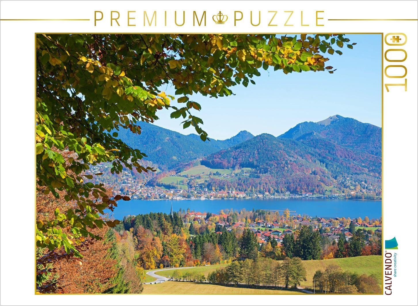 Puzzle CALVENDO Puzzle Blick vom Sonnenbichl 1000 Teile Lege-Größe 64 x 48 cm Foto-Puzzle Bild von SusaZoom