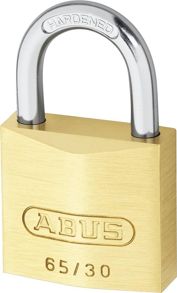 ABUS Vorhängeschloss, Innenteile aus rostfreiem Material, Zwei Schlüssel inklusive