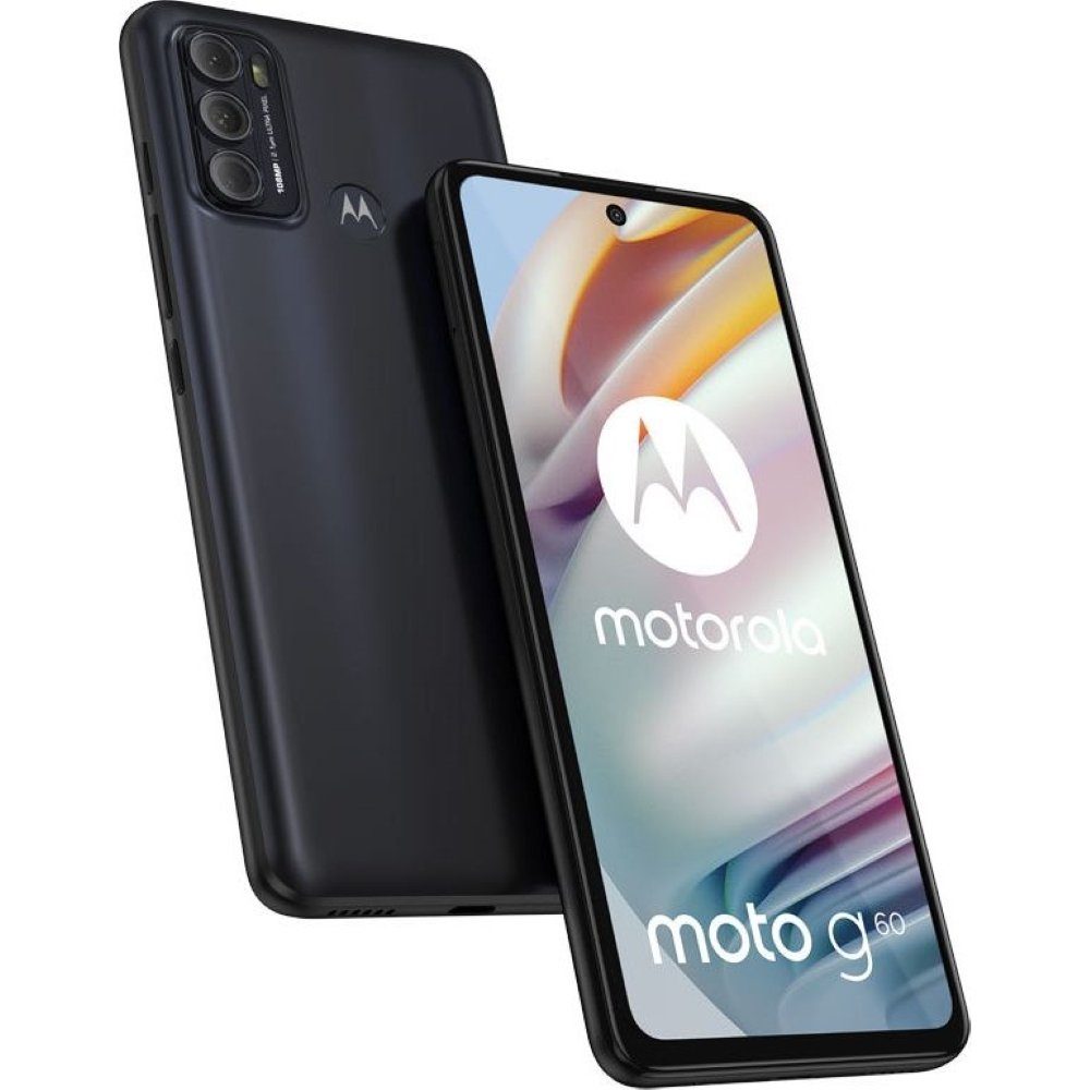 Motorola XT2135-2 Moto G60 128 GB / 6 GB - Smartphone - moonless black  Smartphone (6,8 Zoll, 128 GB Speicherplatz)