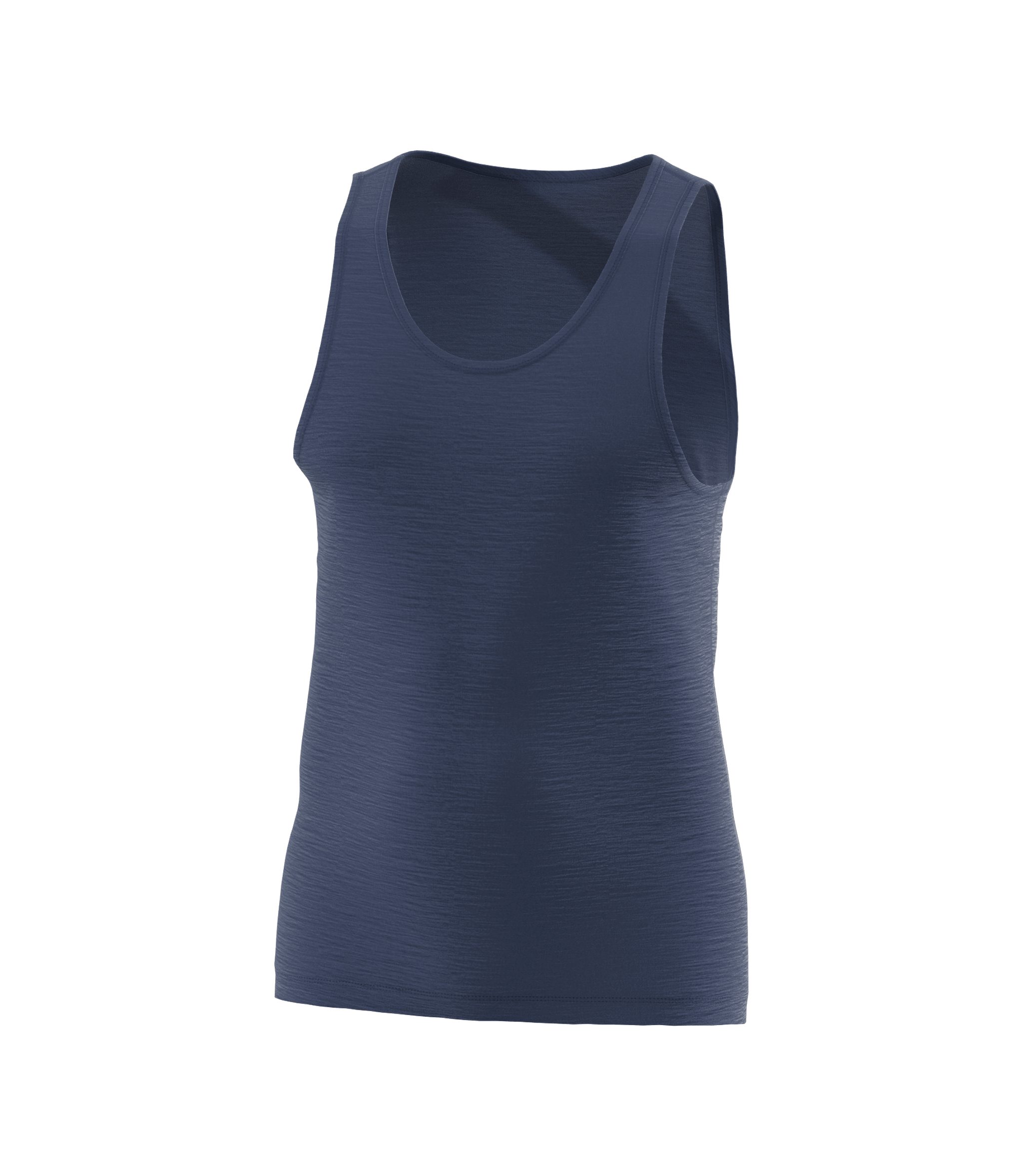 Funktionsunterhemd M SINGLET MERINO LIGHT DARK BLUE