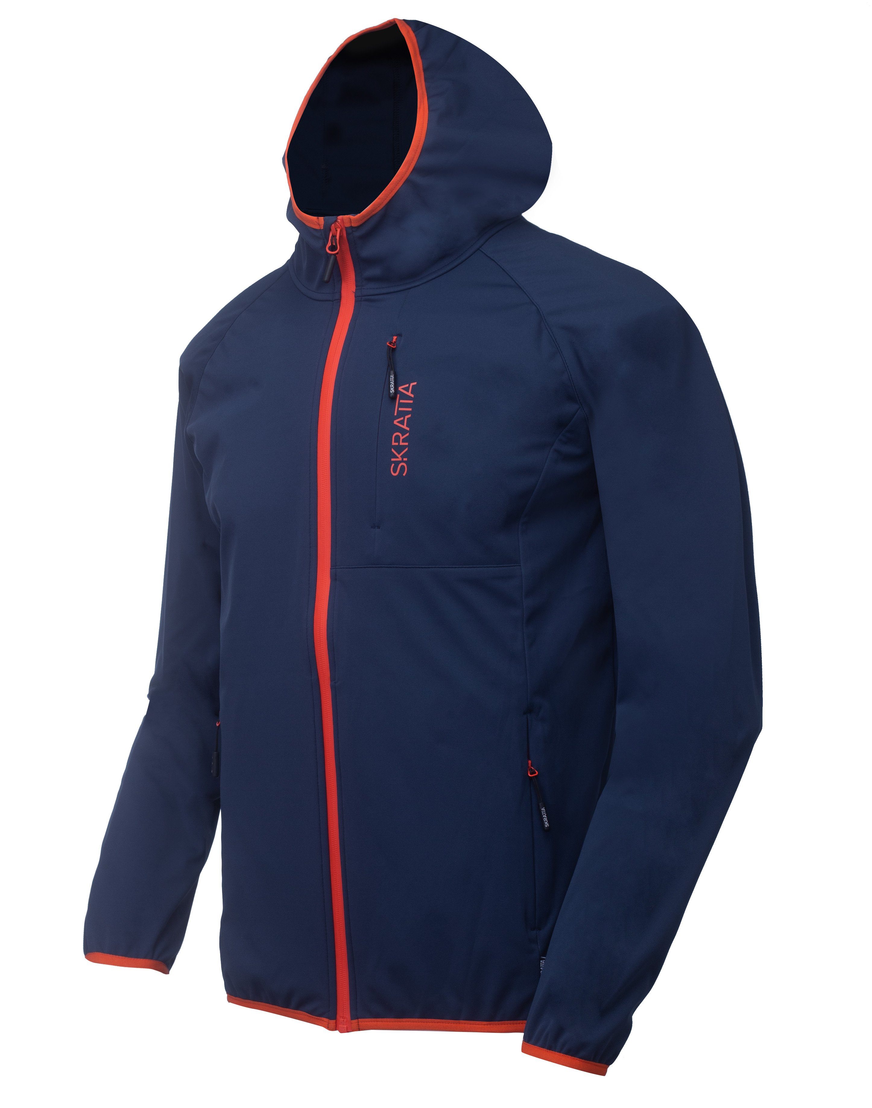 Skratta Softshelljacke mit Kapuze Herren Wanderjacke Bente günstig online kaufen