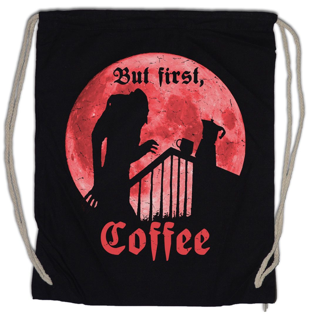 Turnbeutel Nosferatu Coffee Turnbeutel Vampir Vampire Kinski Schreck Horror