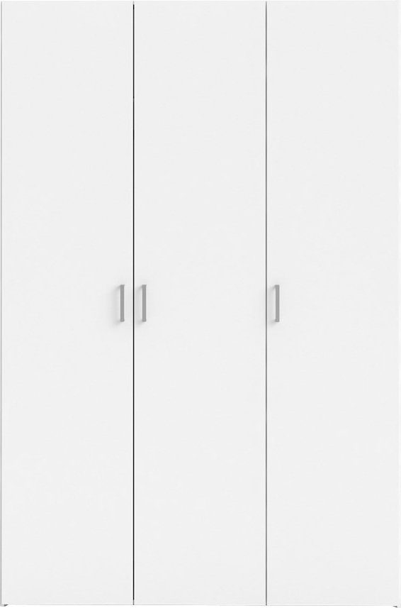 Home affaire x 175,4 einfache graue Kleiderschrank x Stangengriffe, 115,8 49,52 Selbstmontage, cm