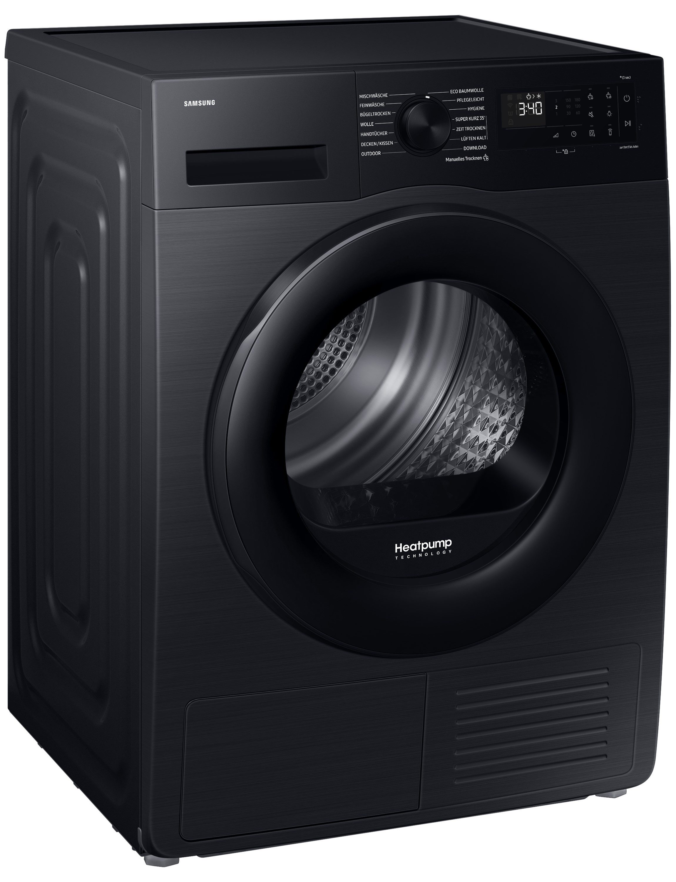 Samsung Wärmepumpentrockner DV5000D DV9EDG52A0AB, Optimal Dry ‑ Intelligent Trocknen mit Sensoren