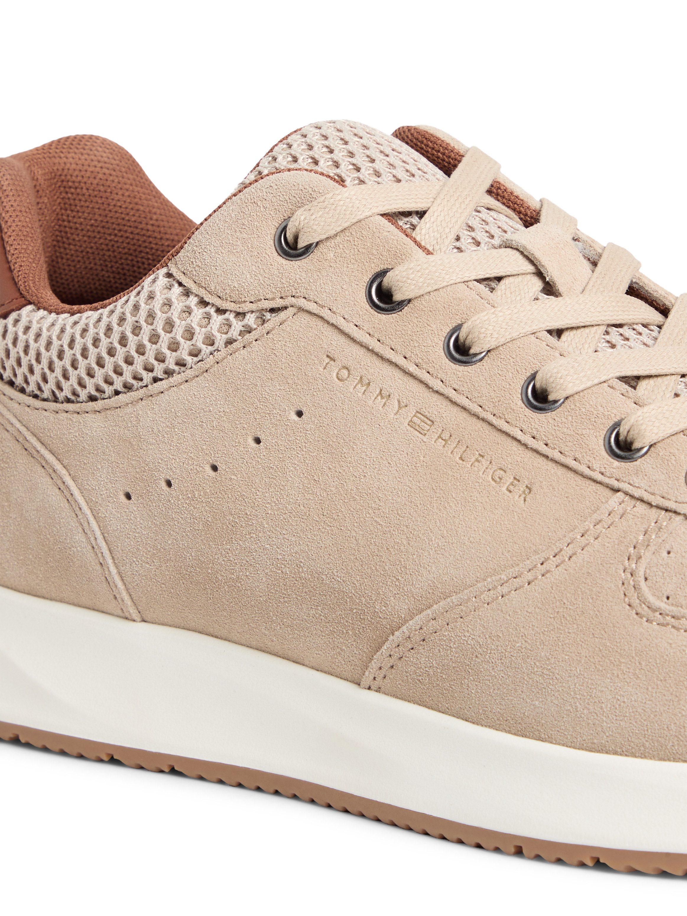 Tommy Hilfiger NEWPORT MIX Sneaker Freizeitschuh, Schnürer, Halbschuh mit Mesh-EInsatz