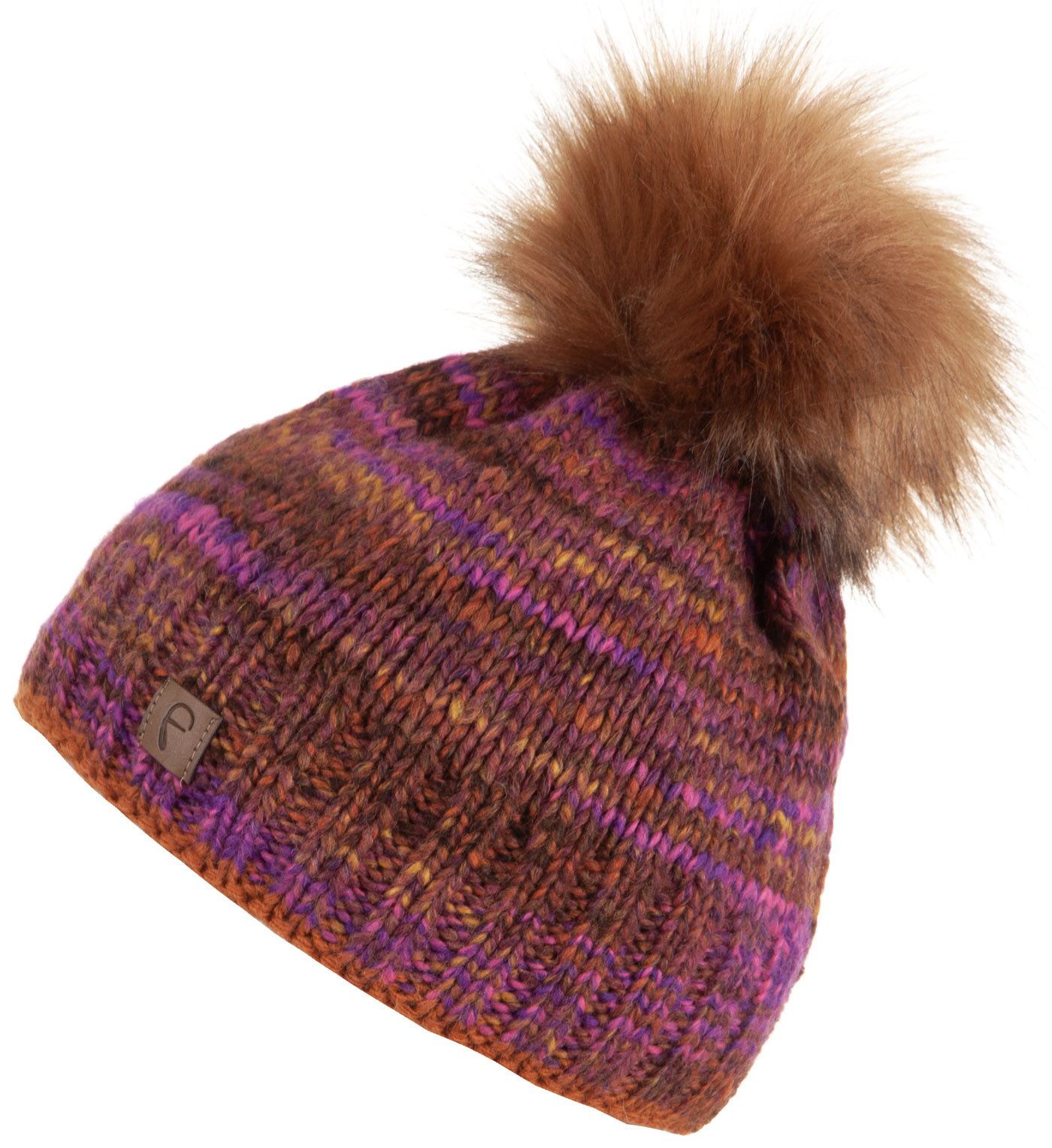 Faera Bommelmütze Wintermütze Damen Herren Mütze Beanie Haube gefüttert Bommelmütze 11