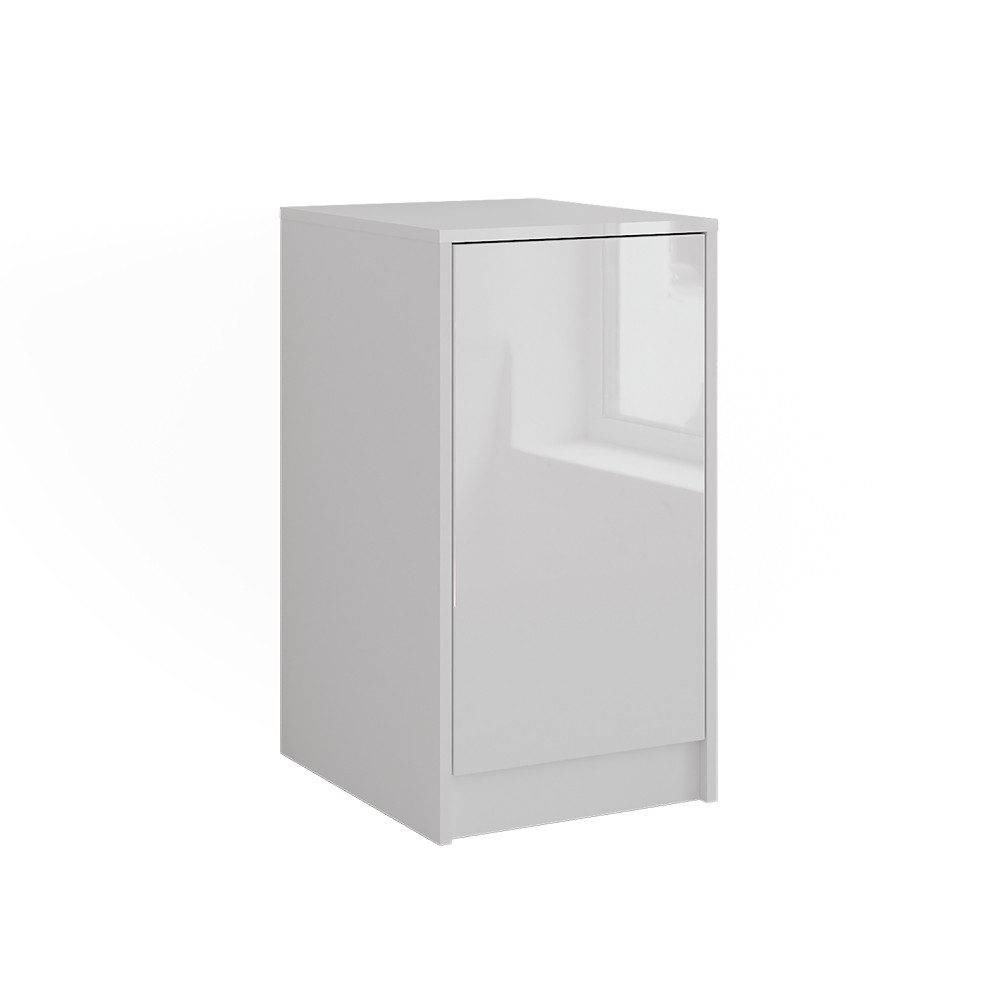 Vicco Kommode Sherry, Weiß, 40.2 x 76.2 cm mit Containerdeckel (1 St)