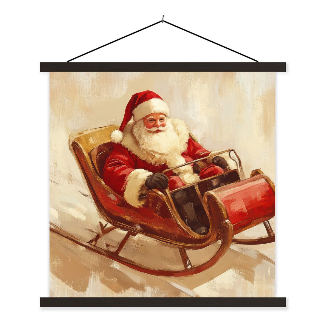 MuchoWow Poster Weihnachten - Schlitten - günstig online kaufen