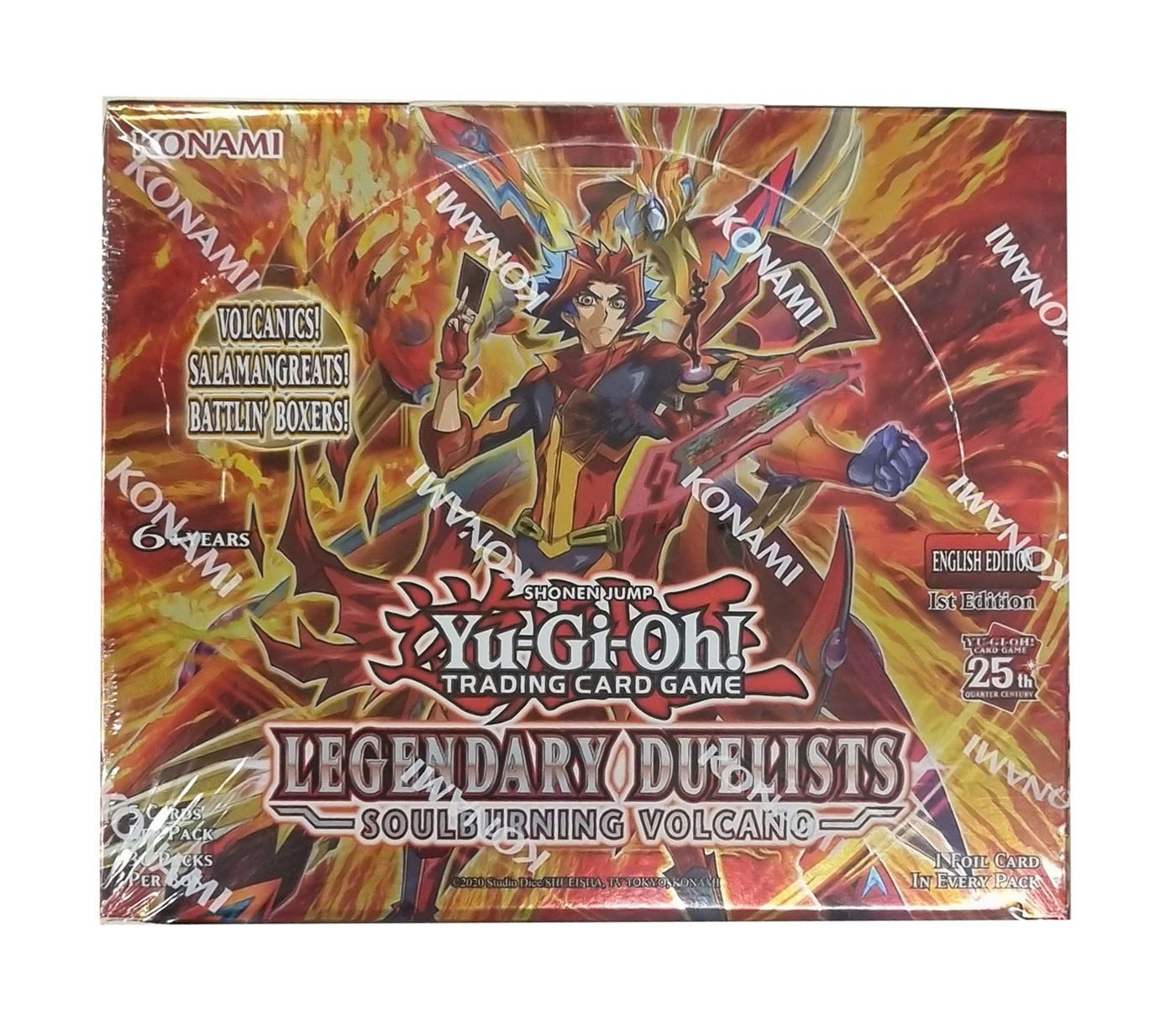 Konami Sammelkarte YGO - Legendary Duelists: Soulburning Volcano Booster Display