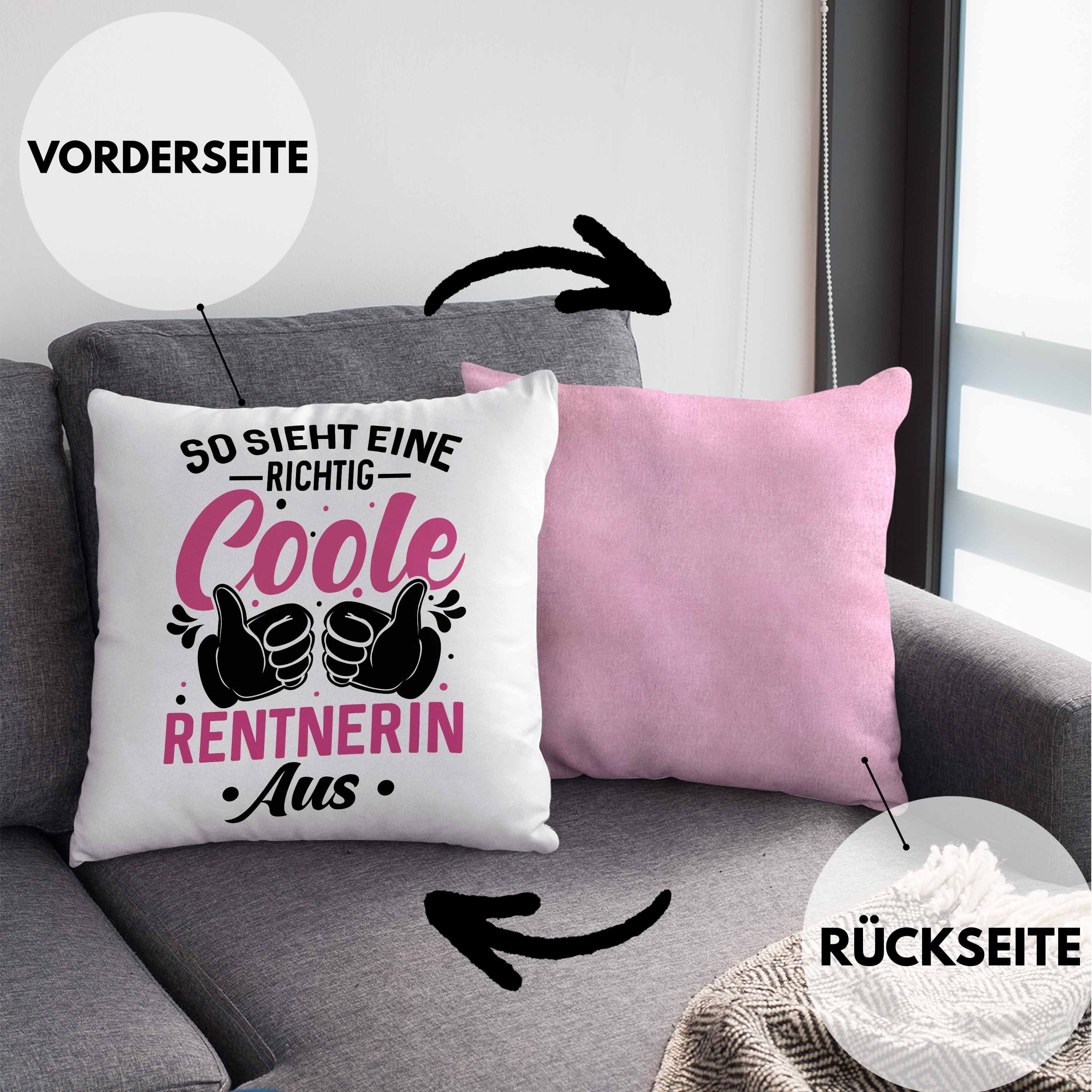 Trendation Trendation Kollegin Rosa - Geschenk Kissen Dekokissen Renteneintritt