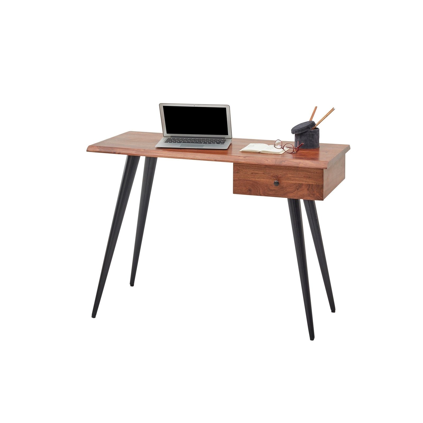 HTI-Living Schreibtisch Schreibtisch Antik mit Schublade Massivholz (1-St), Schreibtisch