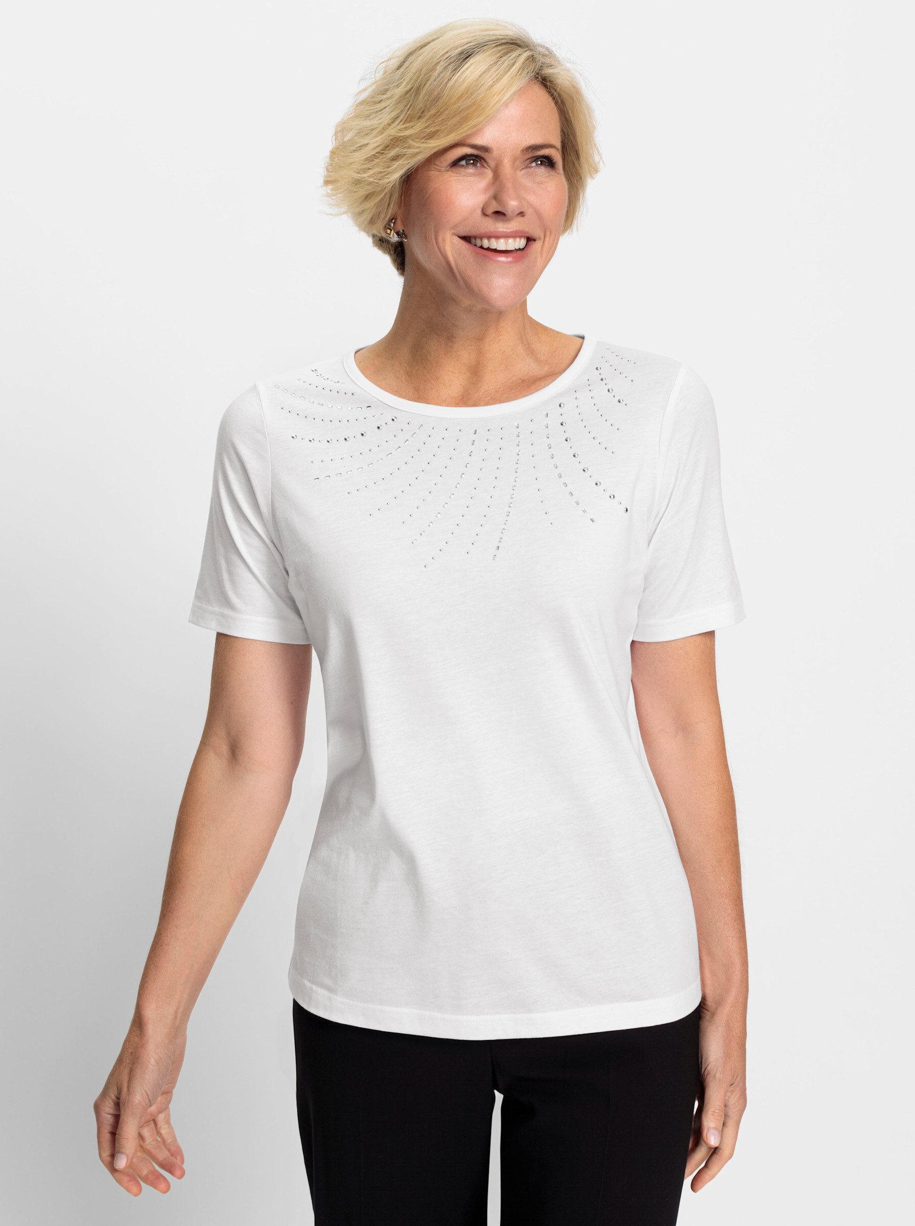 T-Shirt Rundhalsshirt .